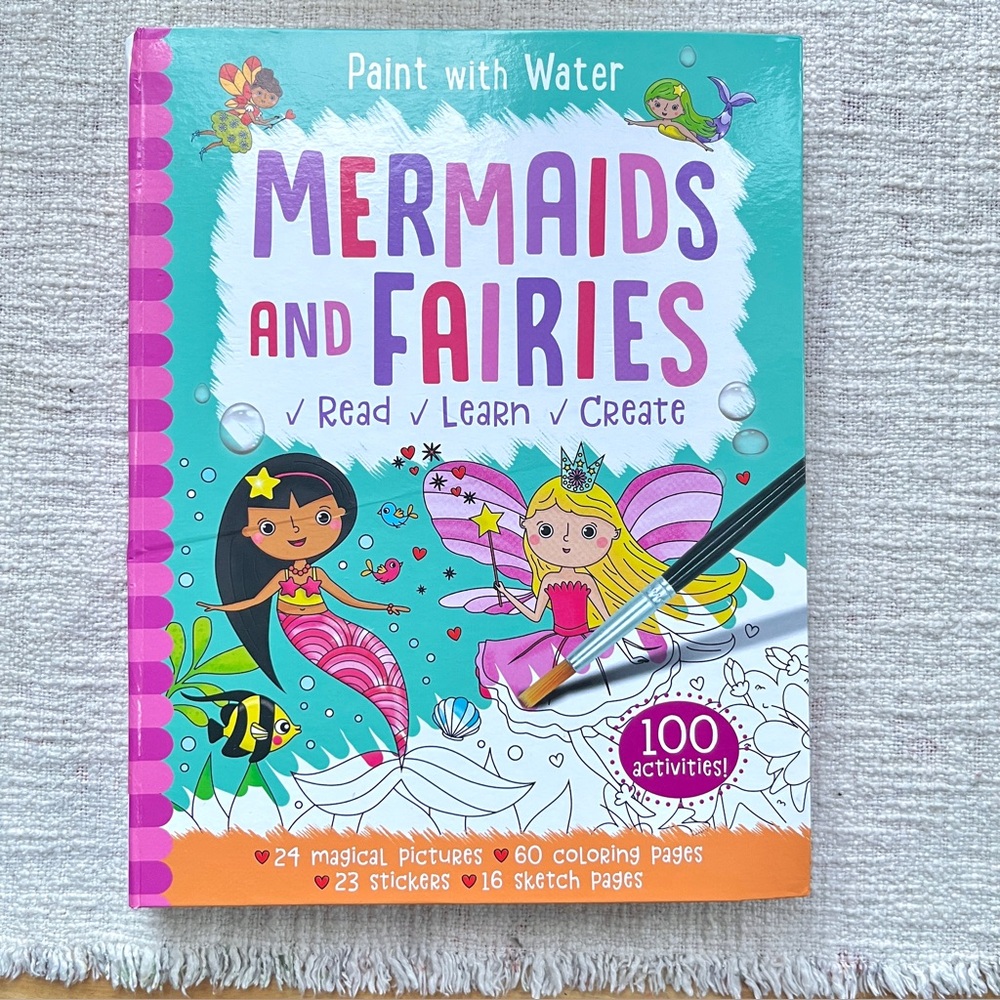 Mermaids and Fairies: Read, Learn, Create Activity Book